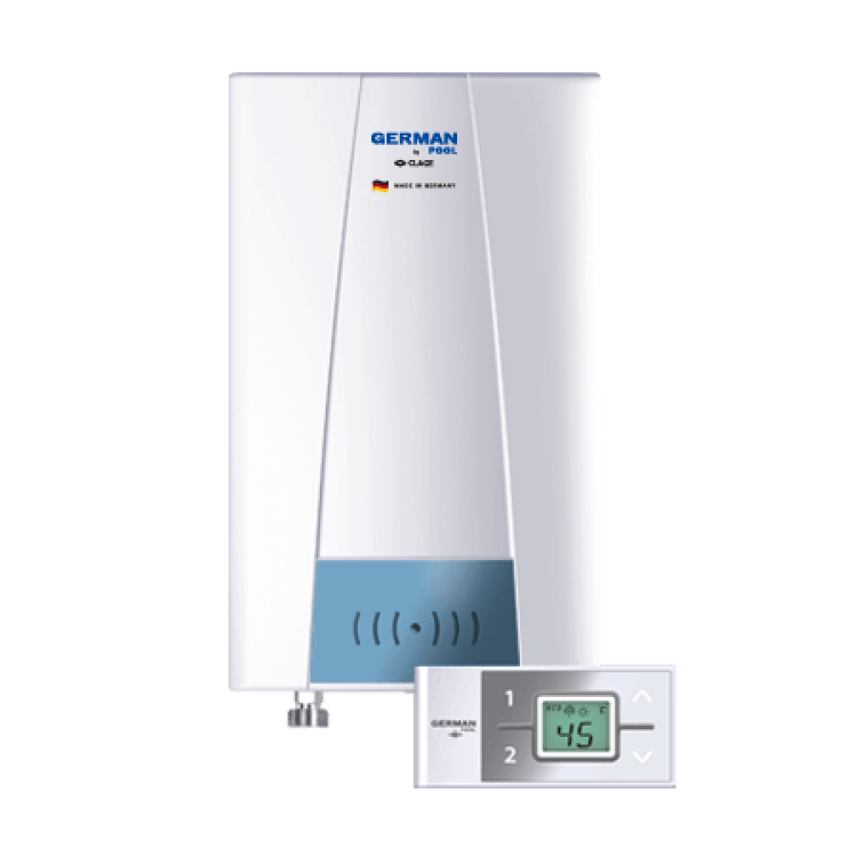 GERMAN POOL 德國寶 CFX21 即熱式電熱水器：三相電，無線遙控，德國製造